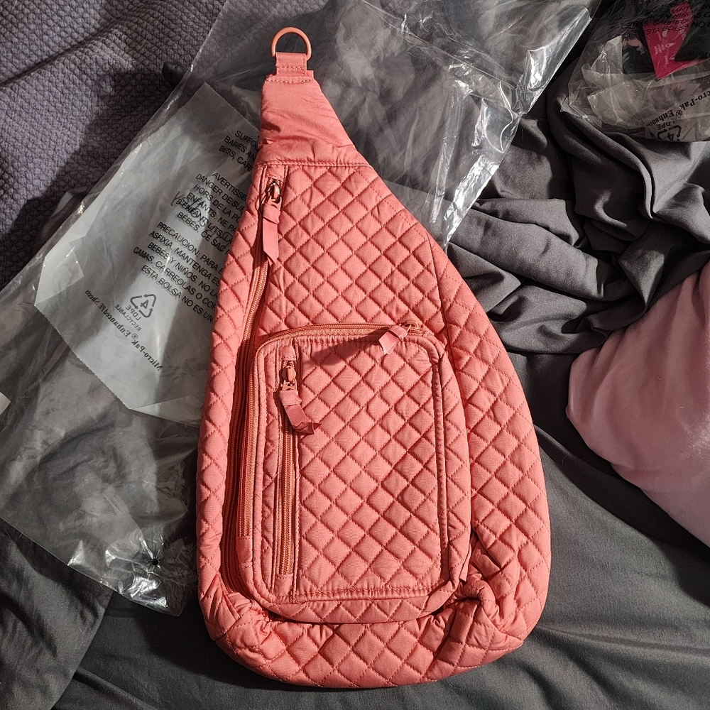 New Vera Bradley sling backpack